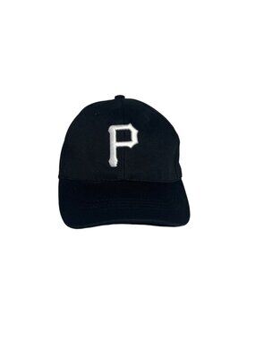 Pittsburgh Pirates Hat Baseball Cap Mens Black MLB Baseball Strap Back Size OS
